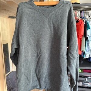 L.L. Bean Gray Crewneck Sweatshirt for Women